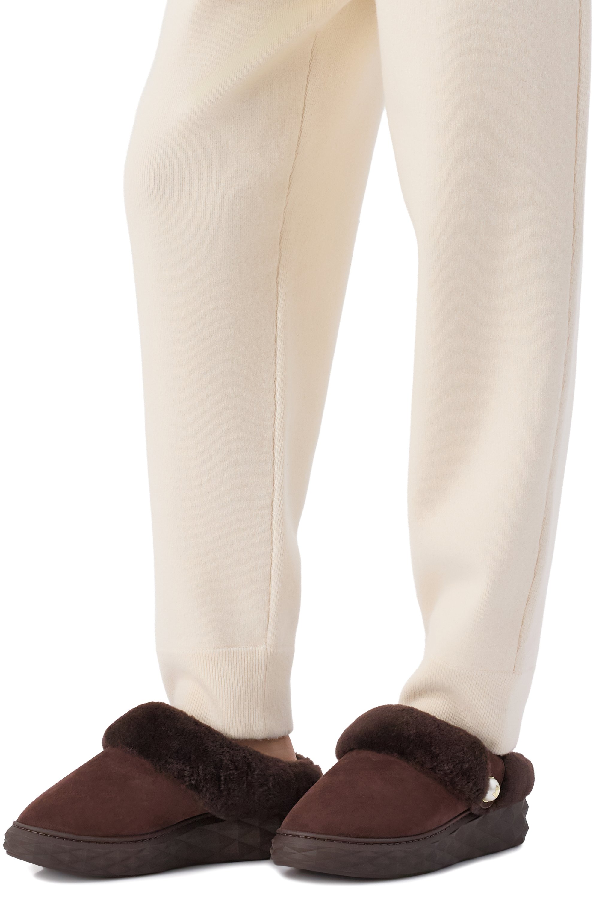 Замшевые сабо diamond maxi JIMMY CHOO, арт. DIAM0ND MAXI MULE/F/FUW, фото 2