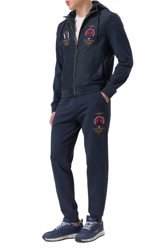Комбинированные кроссовки Aeronautica Militare SC276CT3332 Синий  SC276CT3332 Фото 2