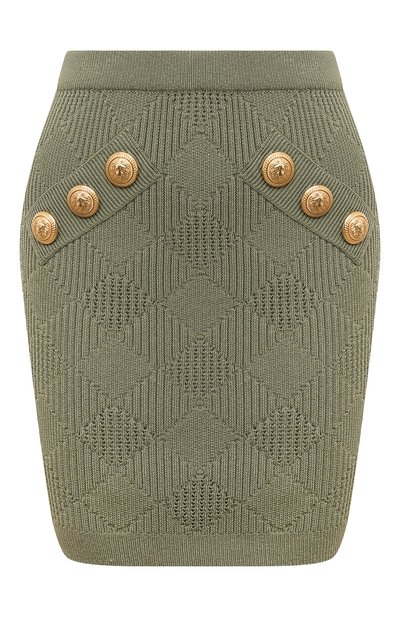 Женская юбка из вискозы BALMAIN, арт. DF0LB196/KH60