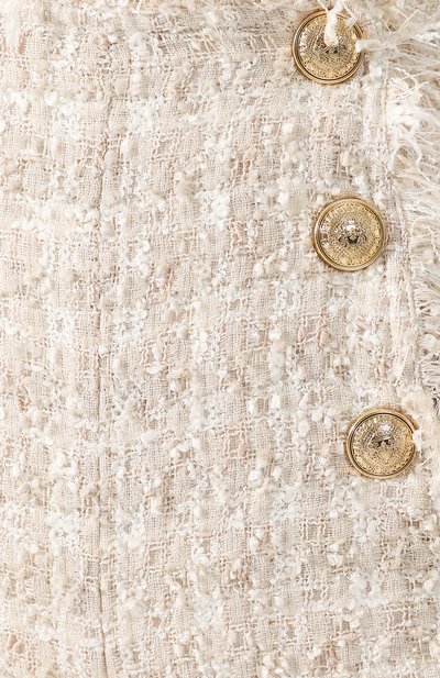 Буклированные шорты BALMAIN бежевого цвета по цене 166500 руб., арт. RF15236/C109, фото 5 Буклированные шорты BALMAIN, арт. RF15236/C109, фото 5