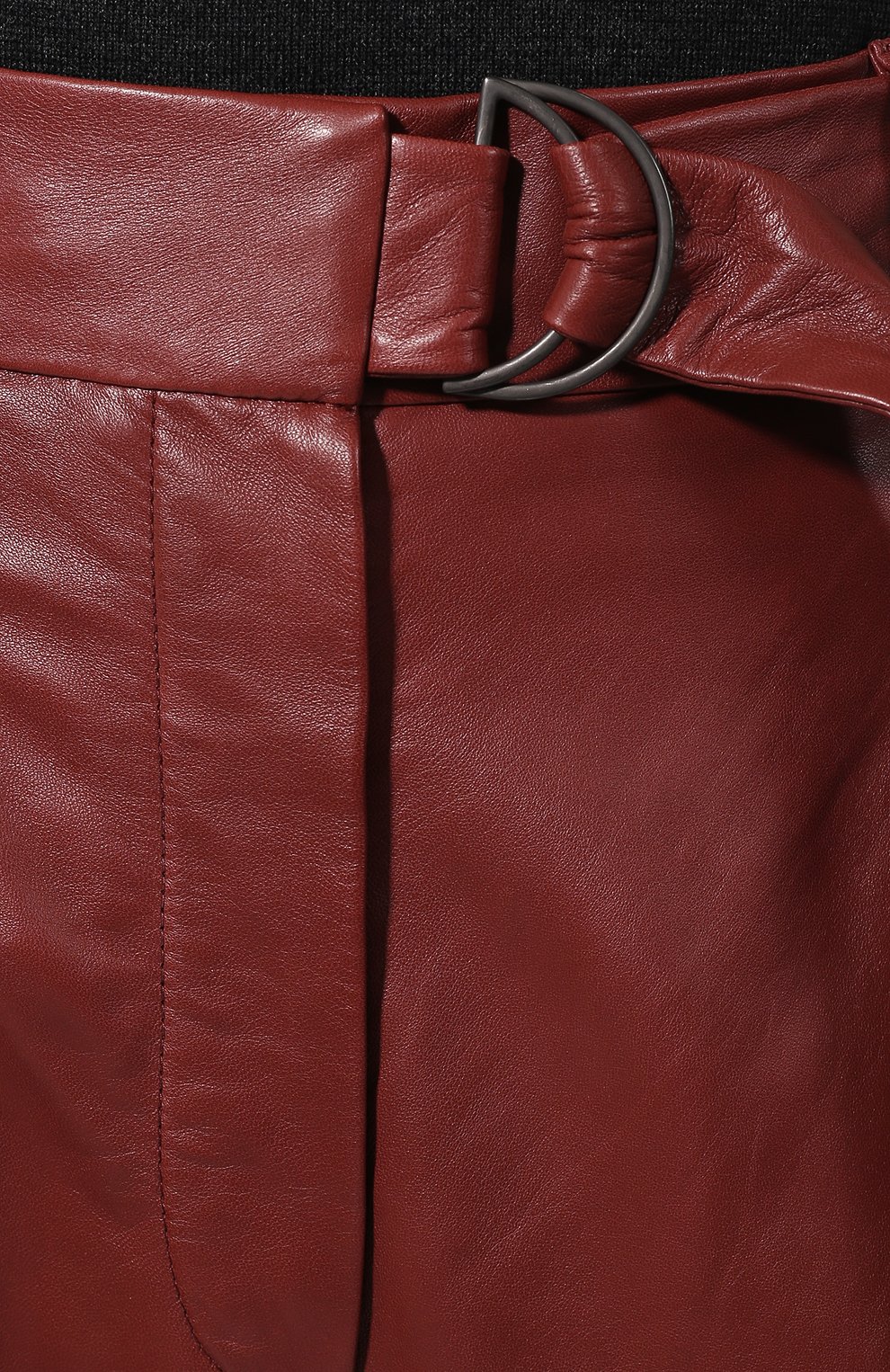 Кожаные брюки с отворотами BRUNELLO CUCINELLI, арт. M0GINP6748, фото 5