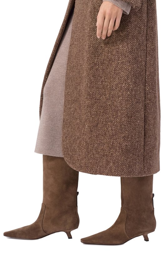 Замшевые сапоги Brunello Cucinelli MZSFC3057P Коричневый  MZSFC3057P Фото 2