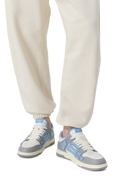 Кожаные кеды varsity skel top AMIRI, арт. AMF0SR1077, фото 3