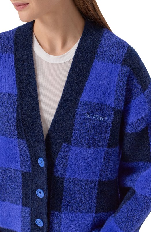 Кардиган Off-White 0WHB04JF25KNI001 Синий  0WHB04JF25KNI001 Фото 5