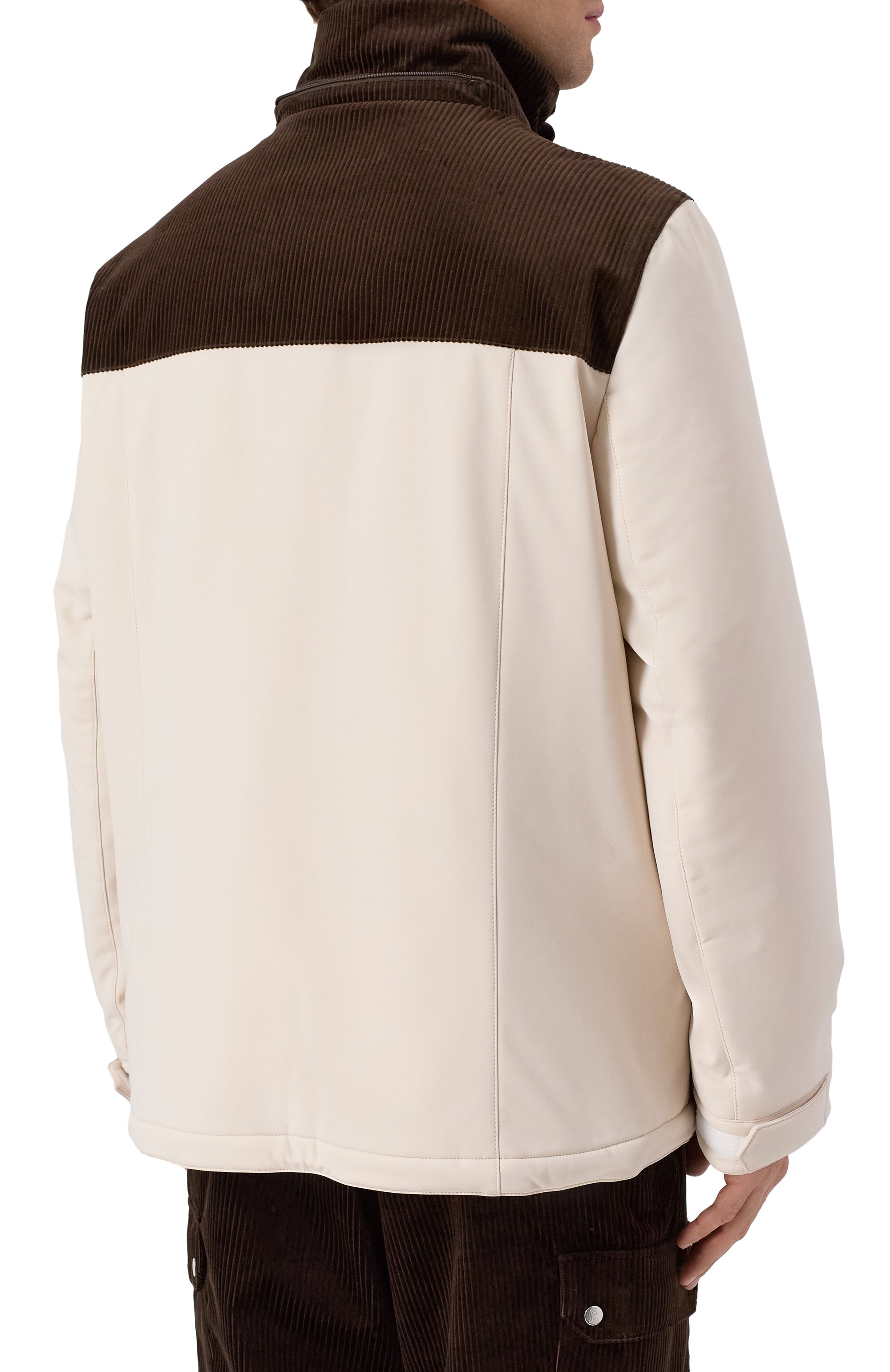 Утепленная куртка с отделкой из вельвета BRUNELLO CUCINELLI, арт. MM134KG12, фото 6