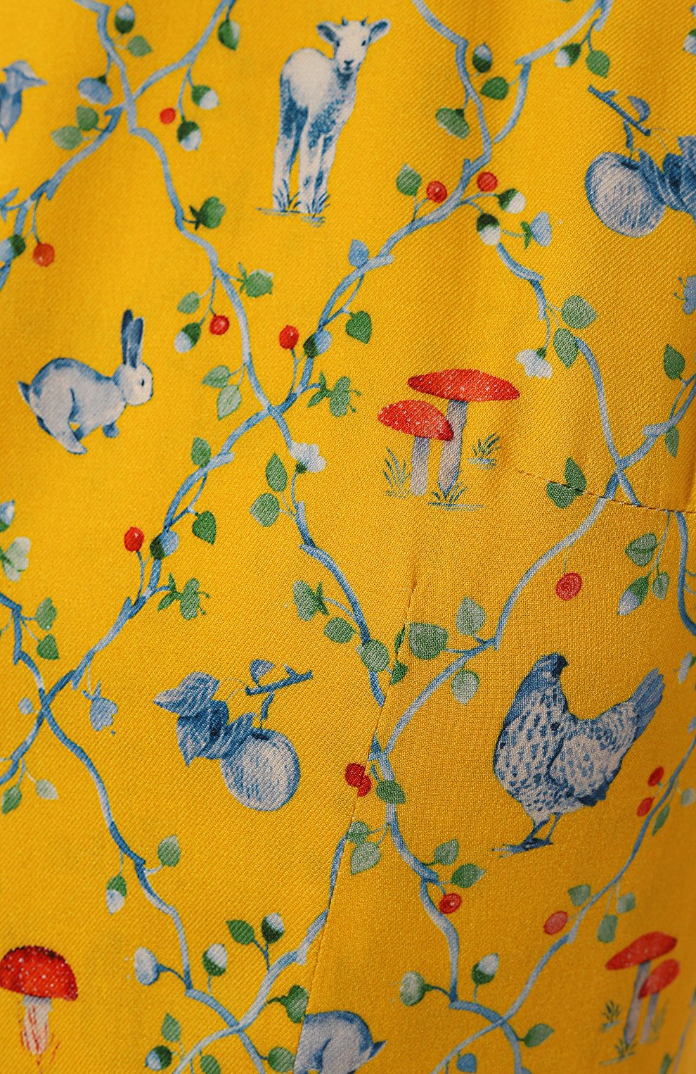 Платье из вискозы ULYANA SERGEENKO желтого цвета по цене 95000 руб., арт. ABM001CLASS 1974Т22, фото 5 Платье из вискозы ULYANA SERGEENKO, арт. ABM001CLASS 1974Т22, фото 5