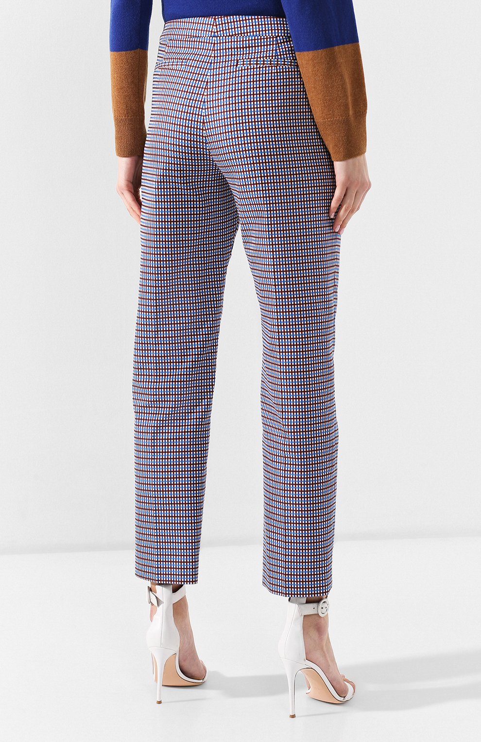 Брюки в клетку DRIES VAN NOTEN, арт. 191-30958-7034, фото 4