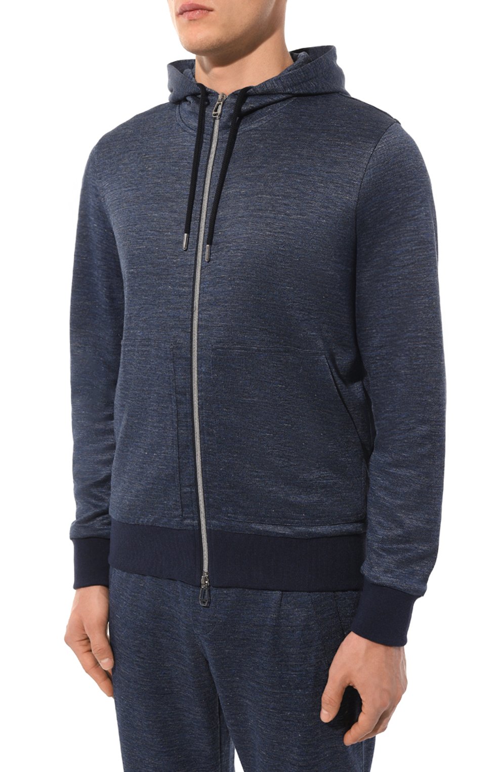 Толстовка из шелка и льна MVST, арт. 16M430/BL00, фото 3