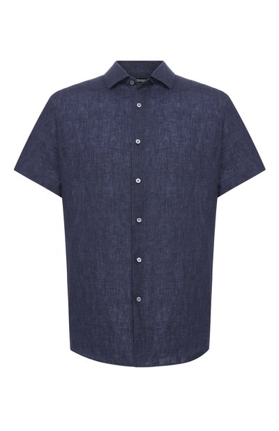 Мужская льняная рубашка ZEGNA, арт. UDX38A7/SCF5
