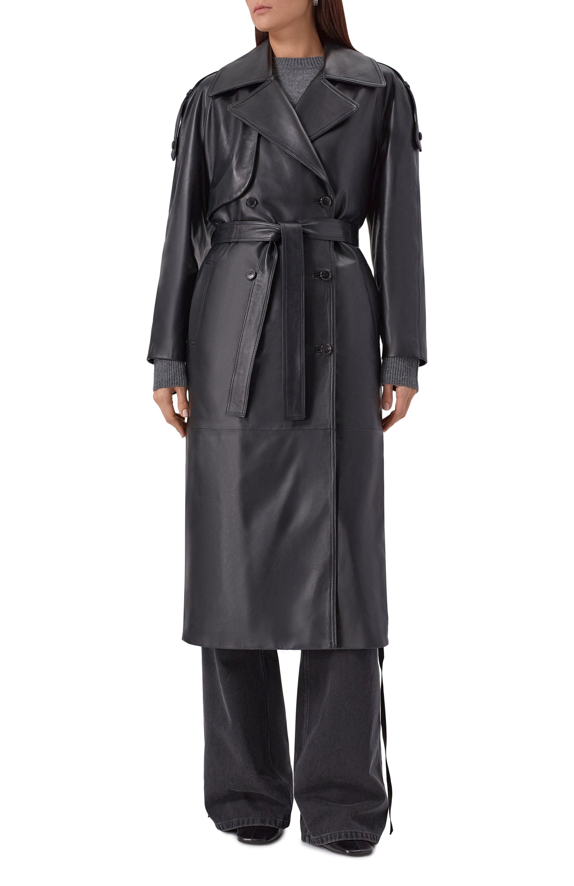 Кожаный тренч ISABEL BENENATO, арт. DL101F25, фото 3