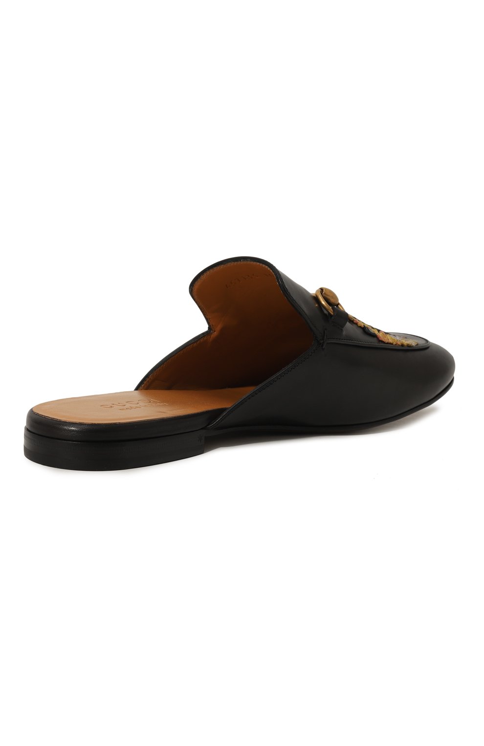 Кожаные сабо princetown GUCCI, арт. 457135 BLM00, фото 5