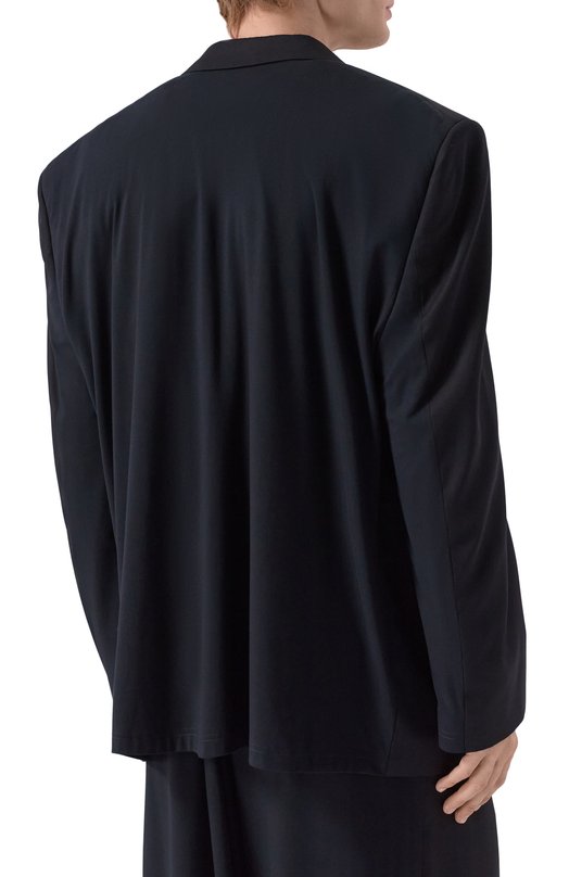 Шерстяной пиджак Balenciaga 838840/TJT35 Чёрный  838840/TJT35 Фото 4