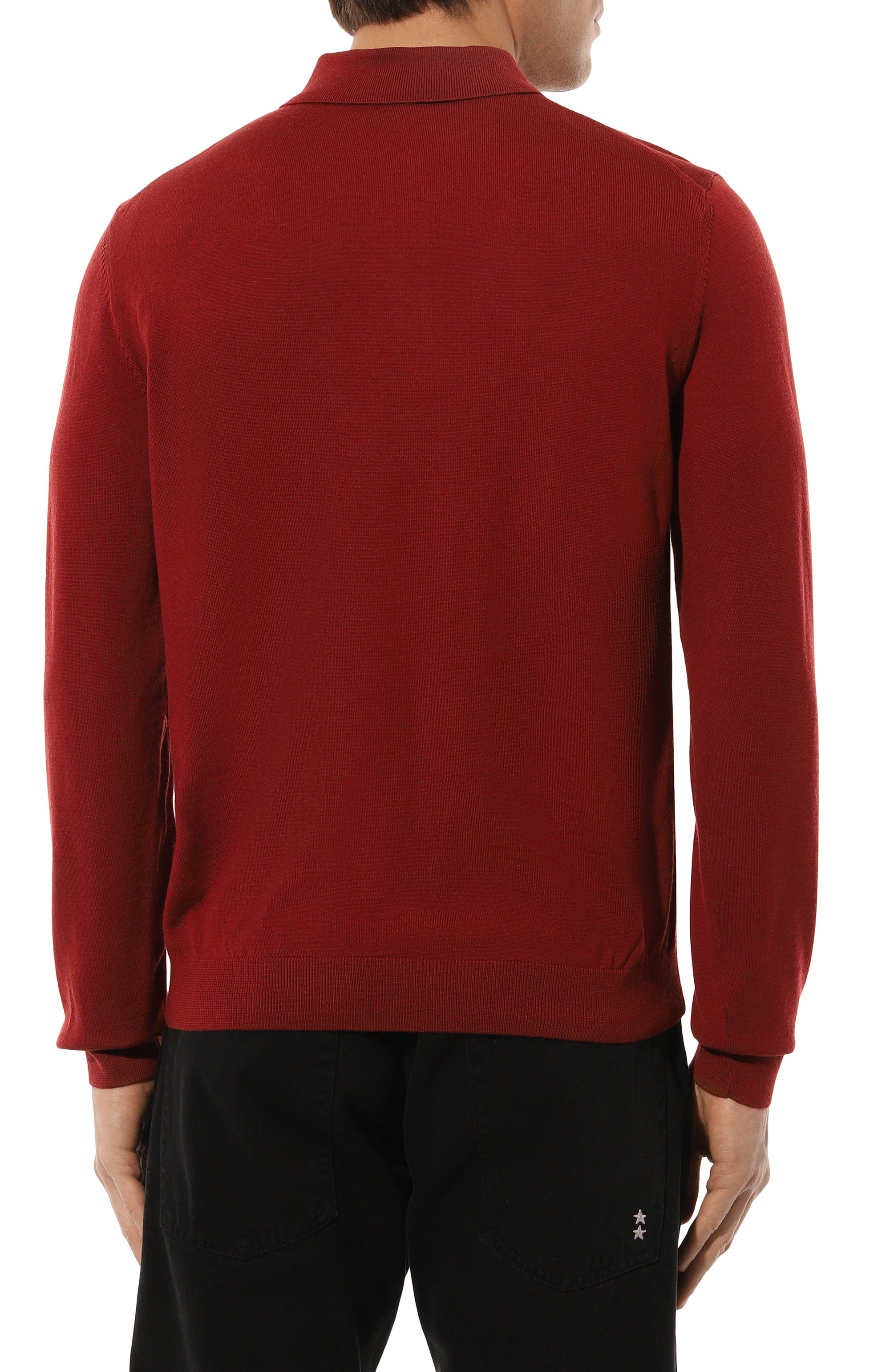 Шерстяное поло BOSS, арт. 50476355, фото 4