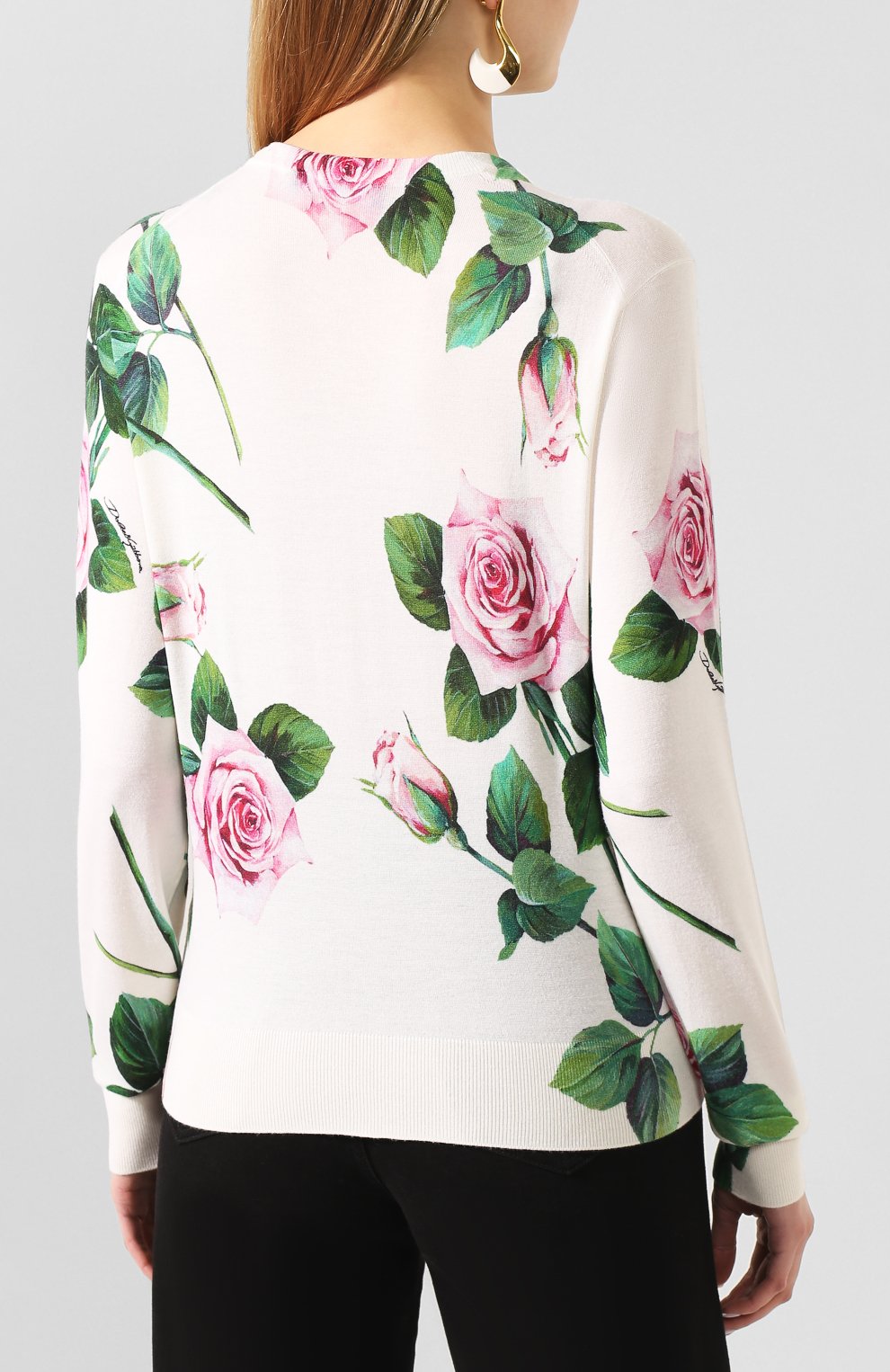 Кардиган из смеси кашемира и шелка DOLCE & GABBANA, арт. FX619T/JAHHW, фото 4