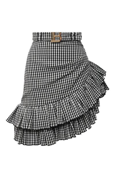 Женская хлопковая юбка BALMAIN, арт. VF14315/C276