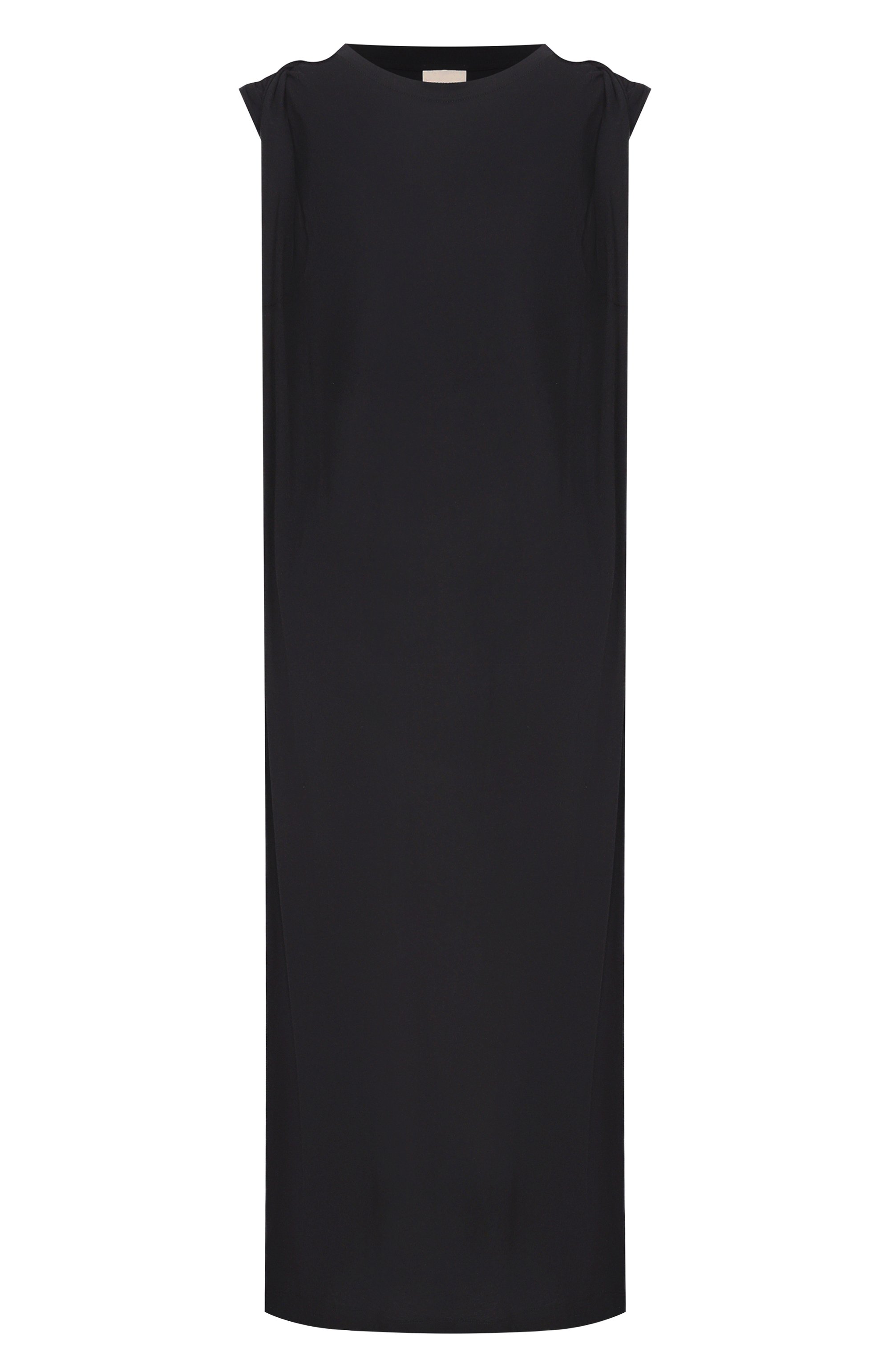 Хлопковое платье DRIES VAN NOTEN черного цвета по цене 61800 руб., арт. 011131/3606, фото 1 Хлопковое платье DRIES VAN NOTEN, арт. 011131/3606, фото 1