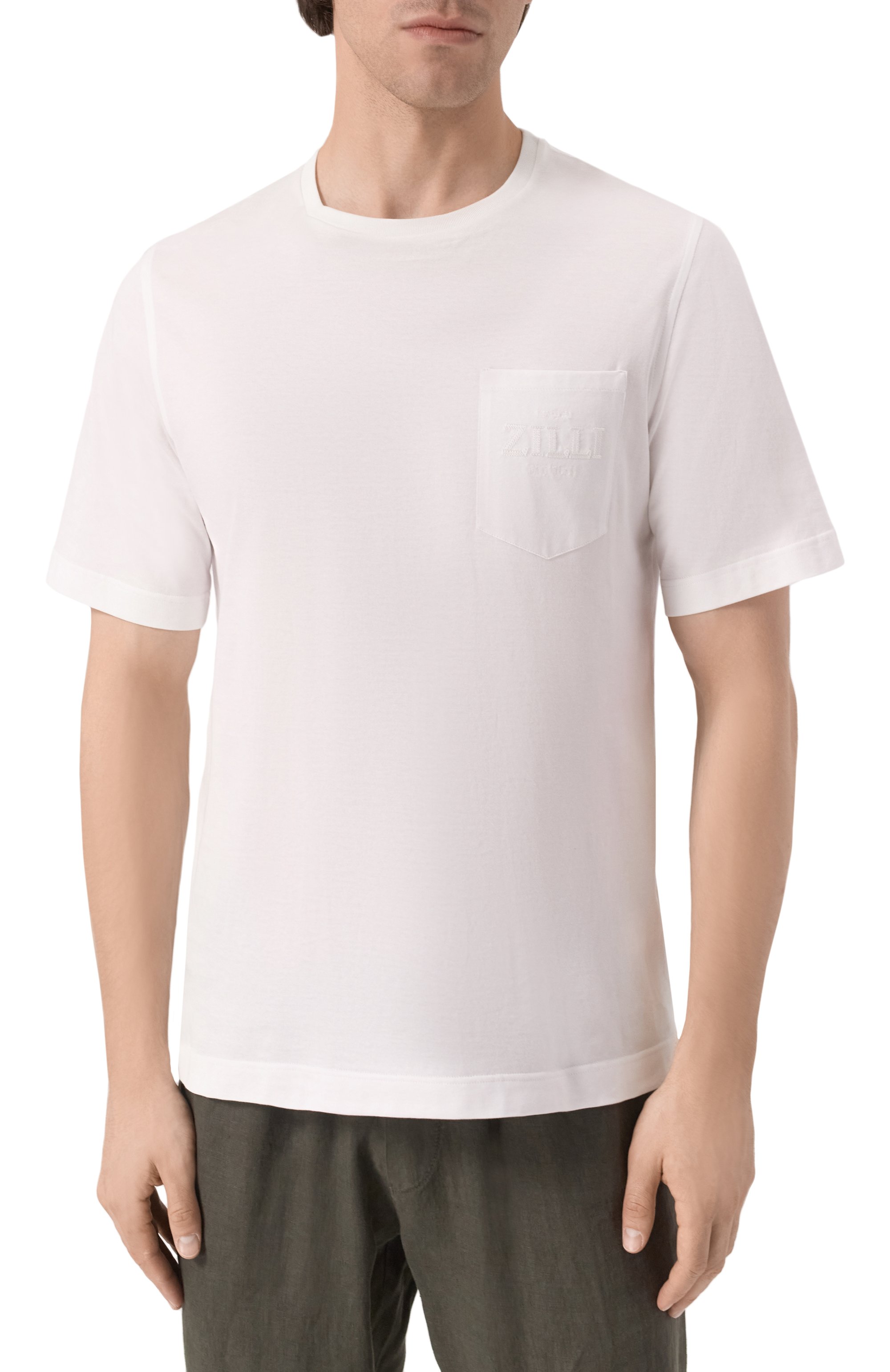 Хлопковая футболка ZILLI, арт. TSR02IM0100VLEST0, фото 3