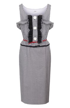 Хлопковое платье MIU MIU, арт. MF3771-2AP2-F0002, фото 1