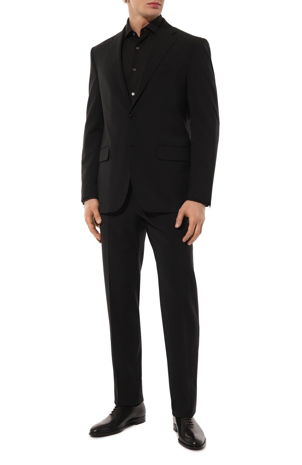 Рубашка из хлопка и кашемира ZEGNA, арт. SRF5/E8X44A6, фото 2