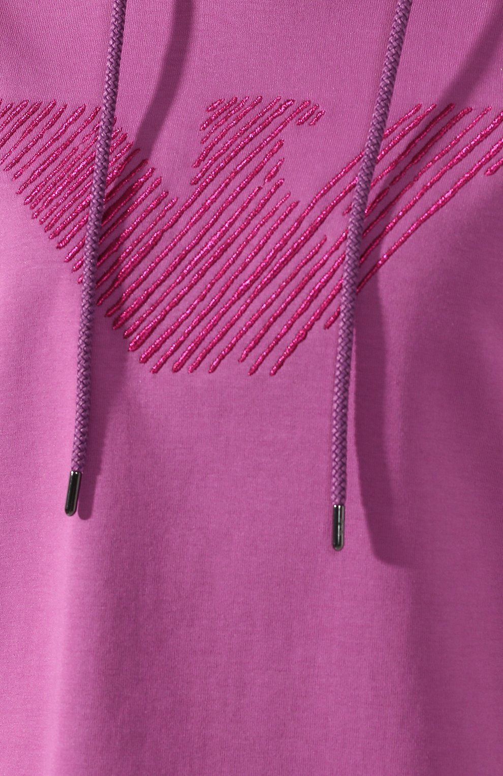 Хлопковый пуловер EMPORIO ARMANI фуксия цвета по цене 24600 руб., арт. 3G2M65/2J92Z, фото 5 Хлопковый пуловер EMPORIO ARMANI, арт. 3G2M65/2J92Z, фото 5
