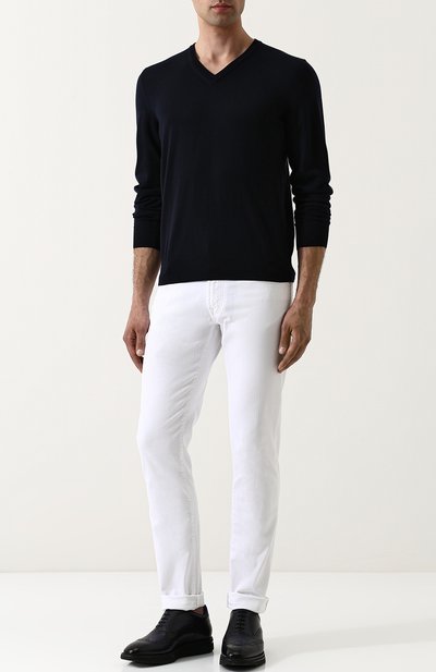 Пуловер из шерсти тонкой вязки ZEGNA, арт. VPM95/ZZ100, фото 2