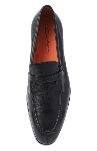 Кожаные пенни-лоферы adrian SANTONI, арт. MCAG19314JJ6GHAS, фото 5