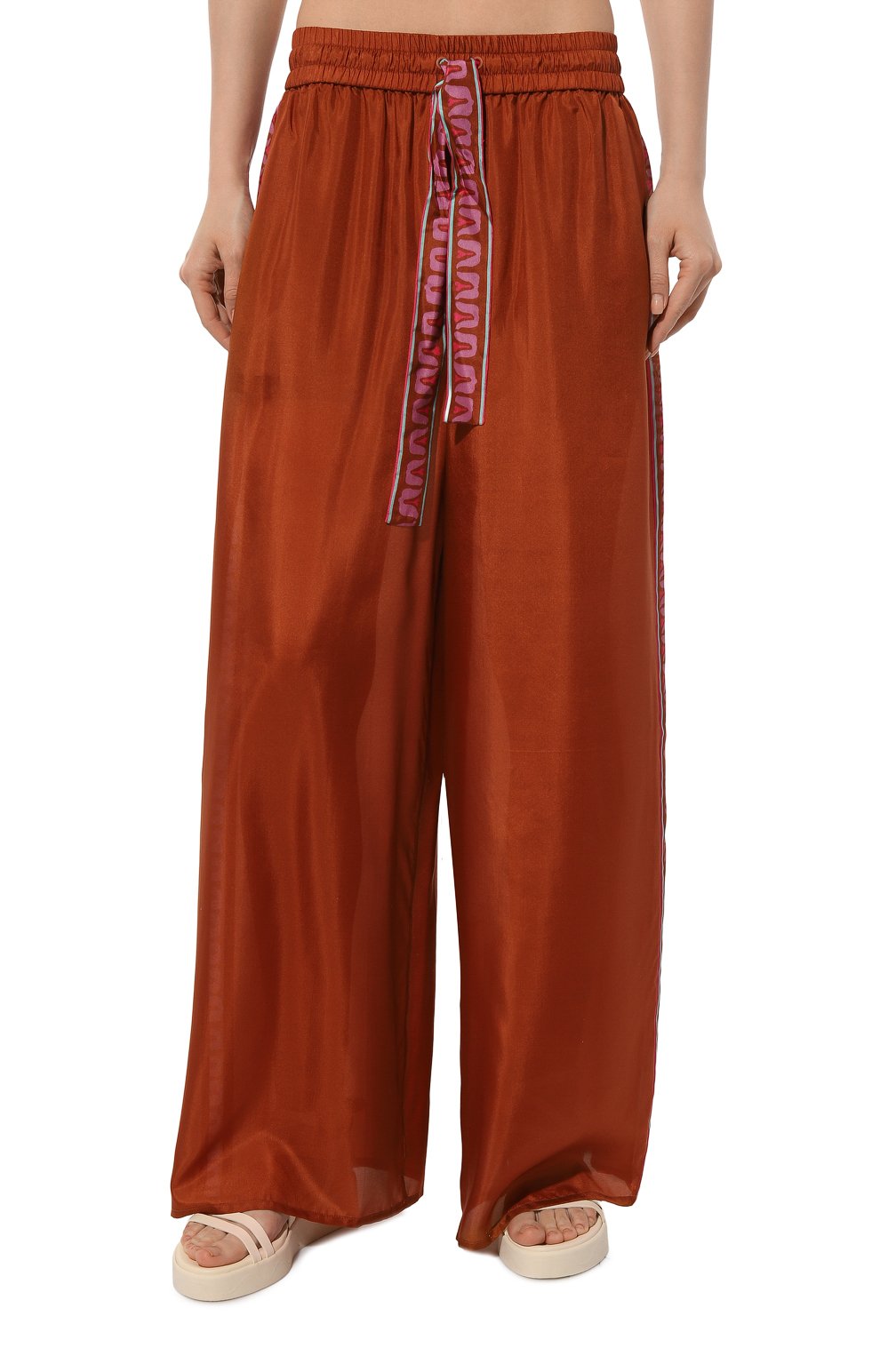 Шелковые брюки ZIMMERMANN, арт. 9181PRS244, фото 3