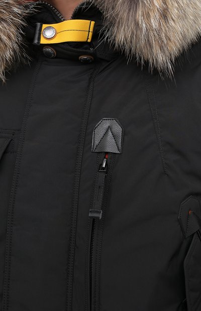 Пуховая парка right hand light с меховой отделкой PARAJUMPERS, арт. MG06/RIGHT HAND LIGHT, фото 5