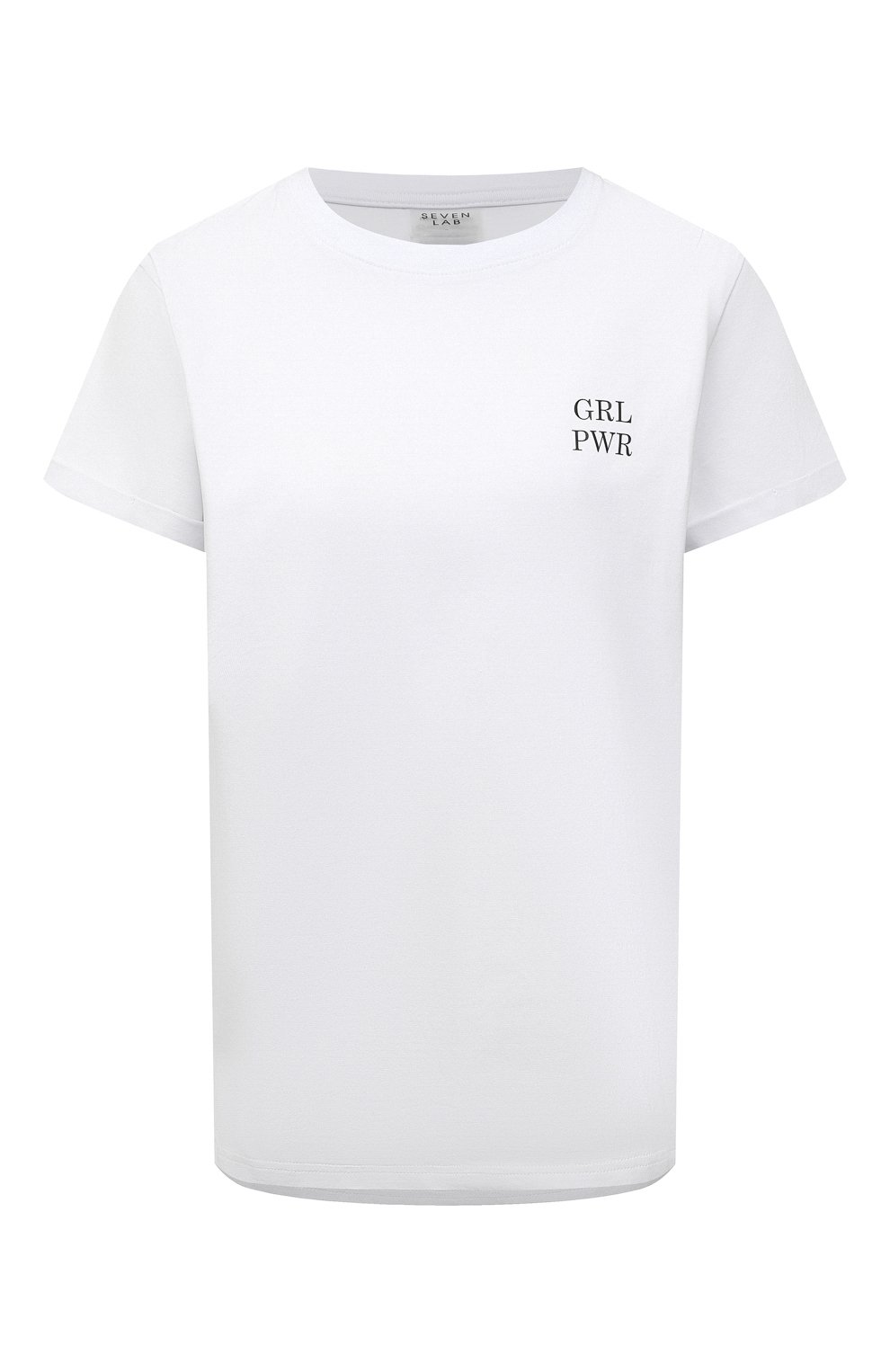 Хлопковая футболка SEVEN LAB, арт. T GP G019 white, фото 1