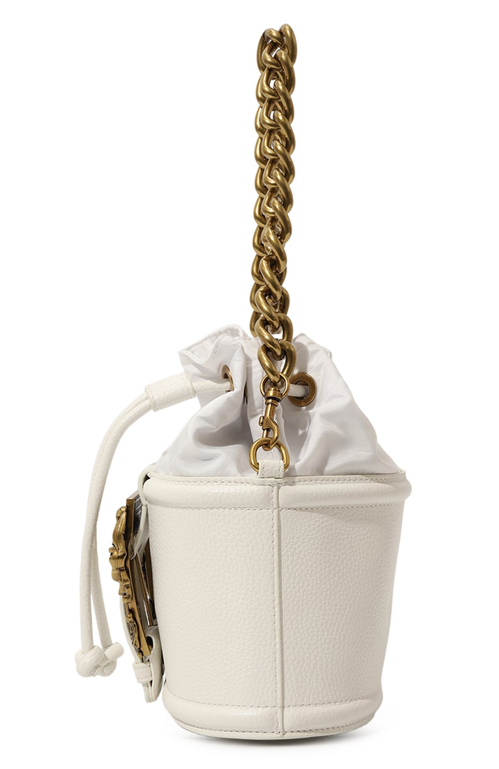 Сумка VERSACE JEANS COUTURE белого цвета по цене 22800 руб., арт. 75VA4BF3/ZS827, фото 4 Сумка VERSACE JEANS COUTURE, арт. 75VA4BF3/ZS827, фото 4