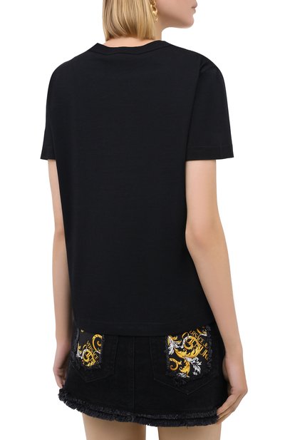 Хлопковая футболка VERSACE JEANS COUTURE, арт. B2HZA7VB-ZDP613 REG.54/30331, фото 4
