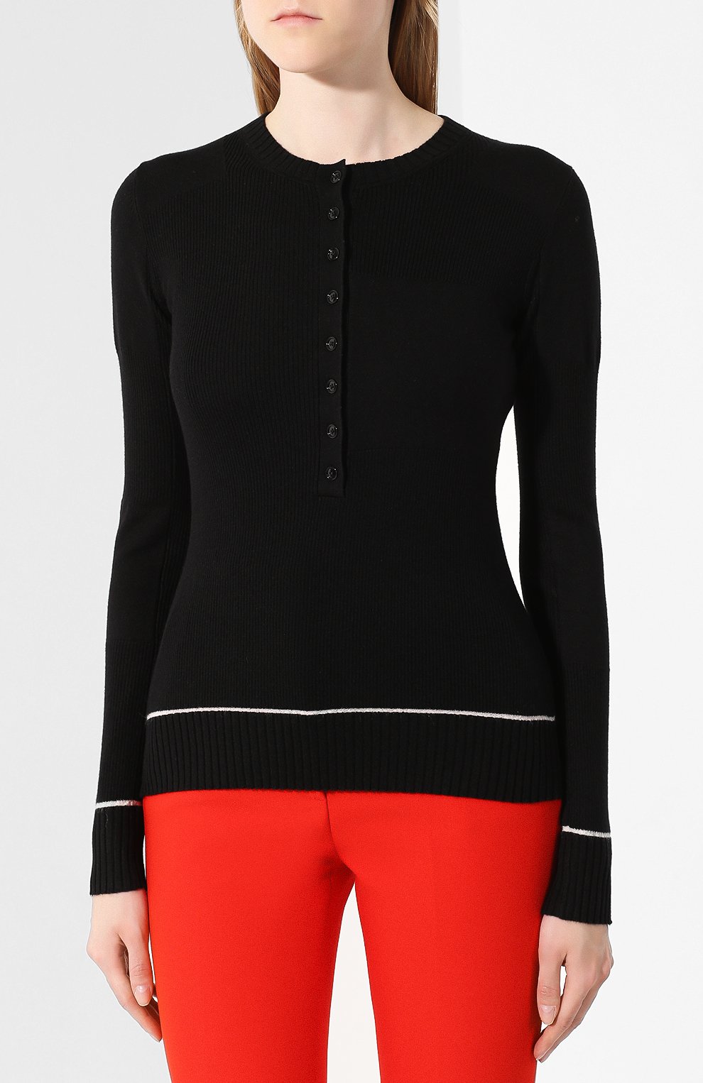 Пуловер из смеси шелка и кашемира PROENZA SCHOULER, арт. R1937223-KK013, фото 3