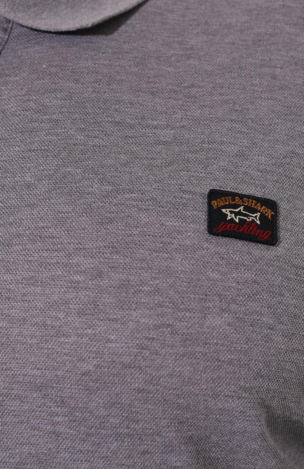 Хлопковое поло PAUL&SHARK, арт. C0P1001/C00/3XL-6XL, фото 5