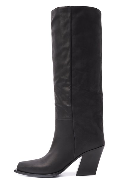 Кожаные сапоги VIC MATIE черного цвета по цене 79850 руб., арт. 1H4510D_H10H070101, фото 4 Кожаные сапоги VIC MATIE, арт. 1H4510D_H10H070101, фото 4