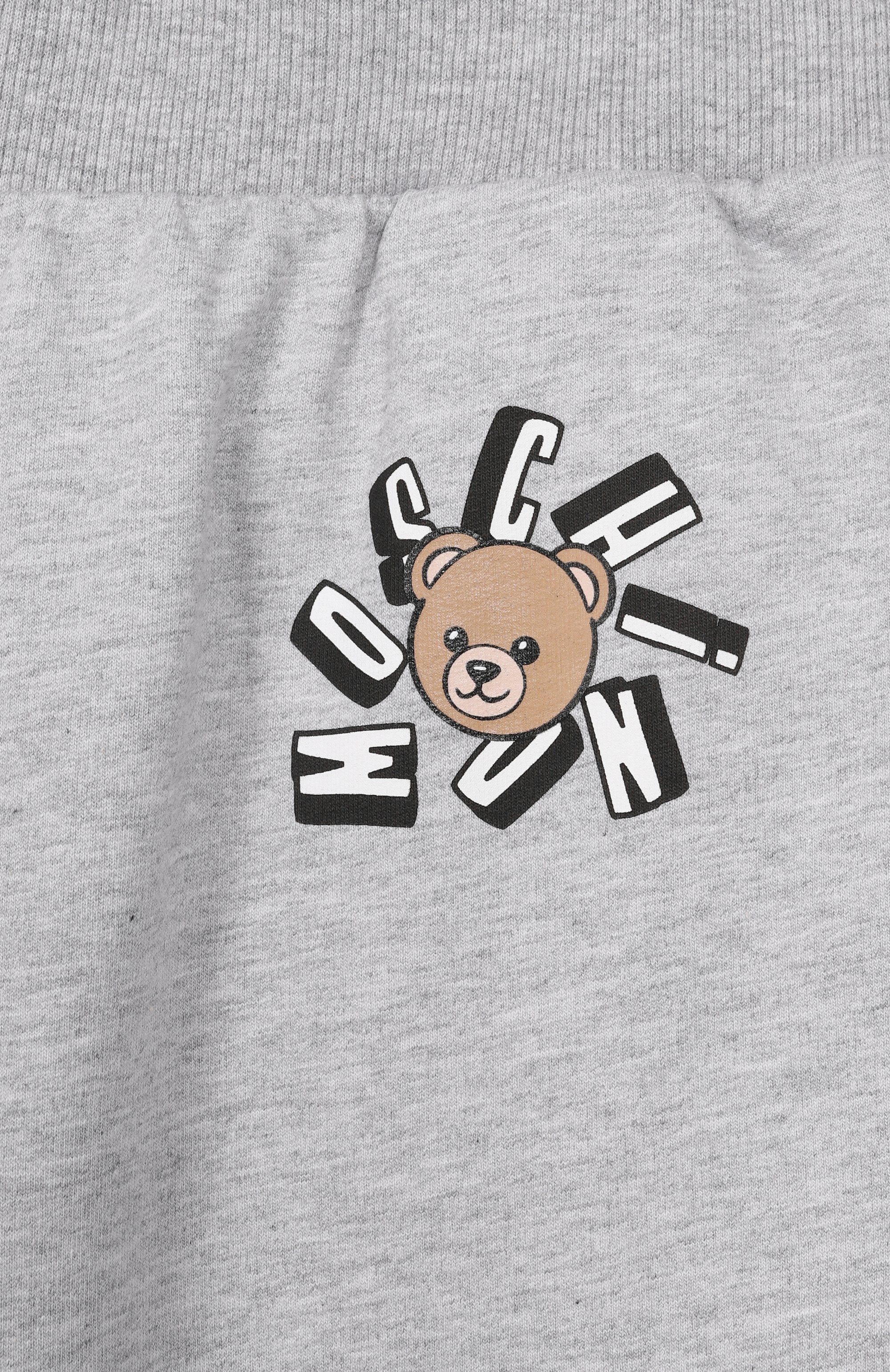 Костюм из толстовки и брюк MOSCHINO светло-серого цвета по цене 28450 руб., арт. HUK04H/LCA19_001, фото 7 Костюм из толстовки и брюк MOSCHINO, арт. HUK04H/LCA19_001, фото 7