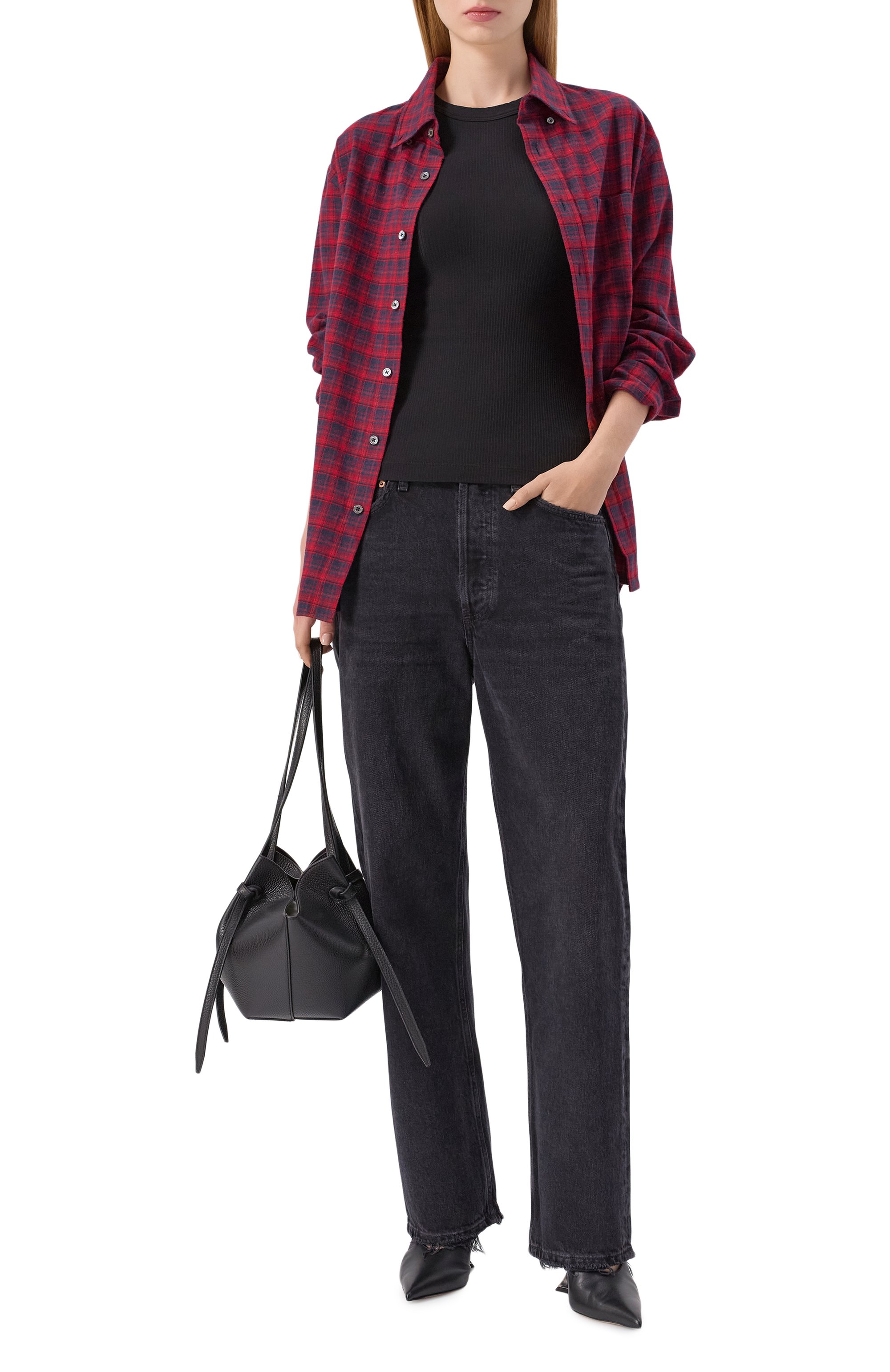 Хлопковая майка JAMES PERSE, арт. WNL3625, фото 2