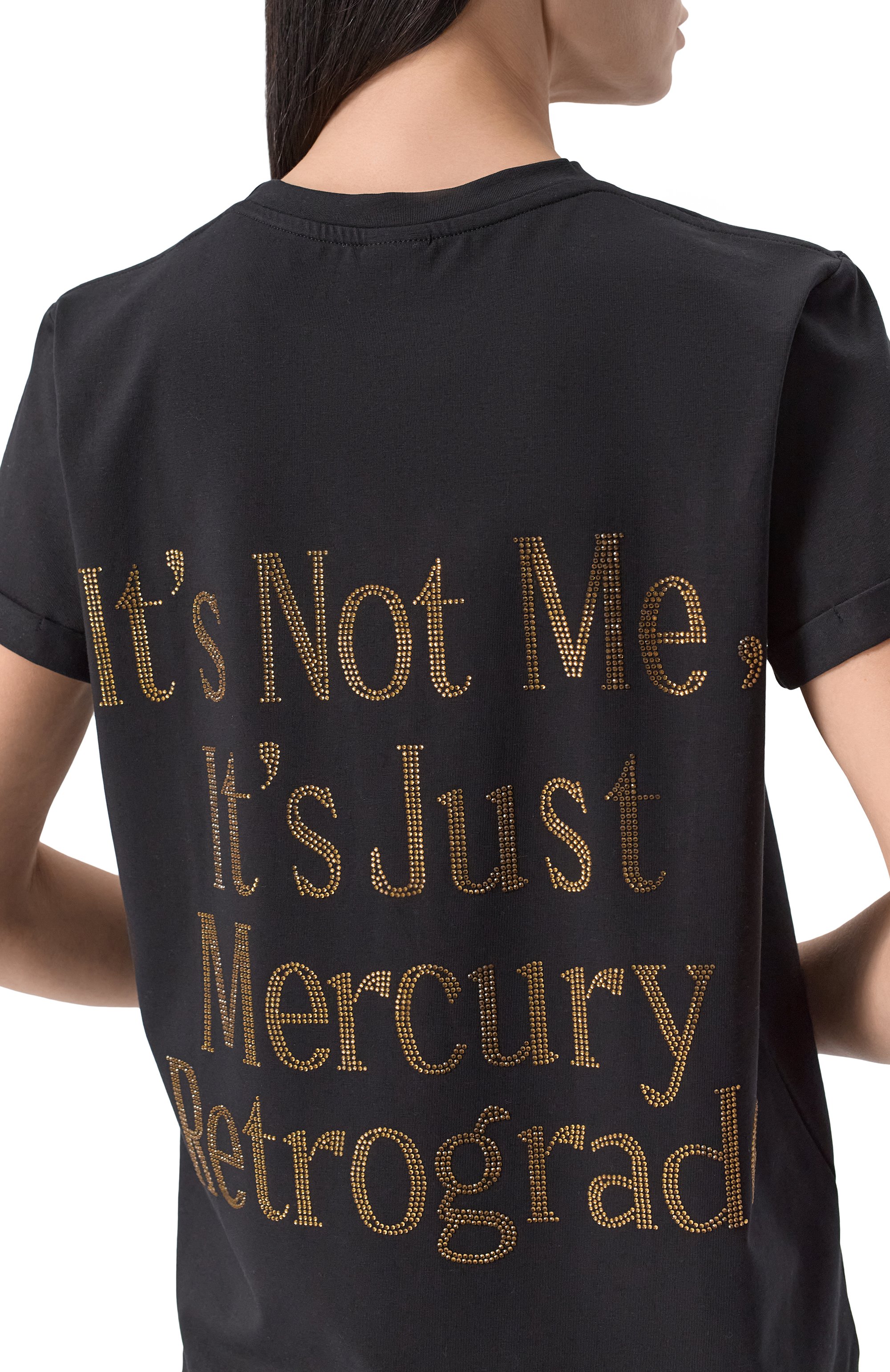 Хлопковая футболка SEVEN LAB черного цвета по цене 8400 руб., арт. CTR1.01.900.258.3399, фото 5 Хлопковая футболка SEVEN LAB, арт. CTR1.01.900.258.3399, фото 5