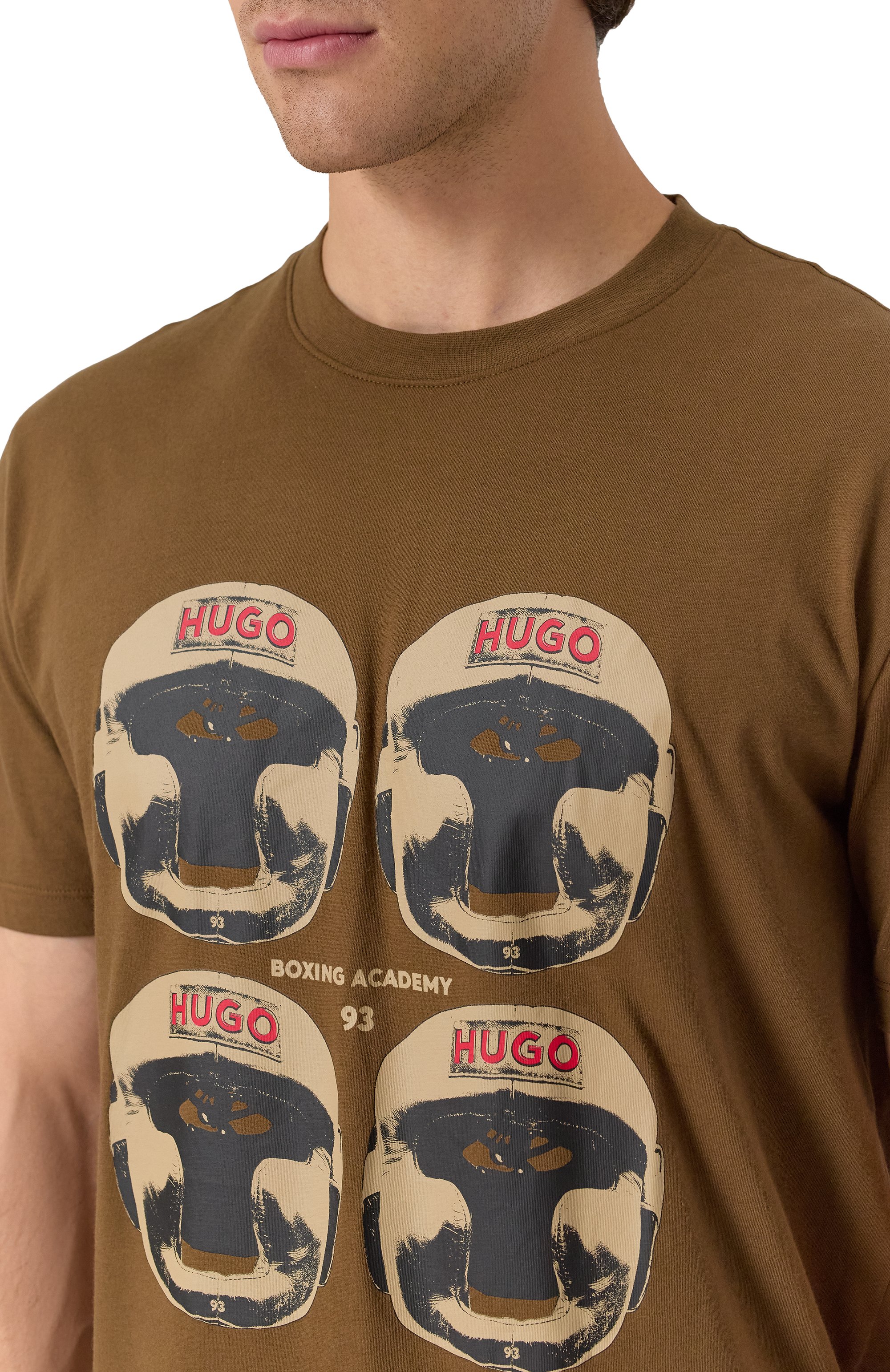 Хлопковая футболка HUGO, арт. 50542560, фото 5