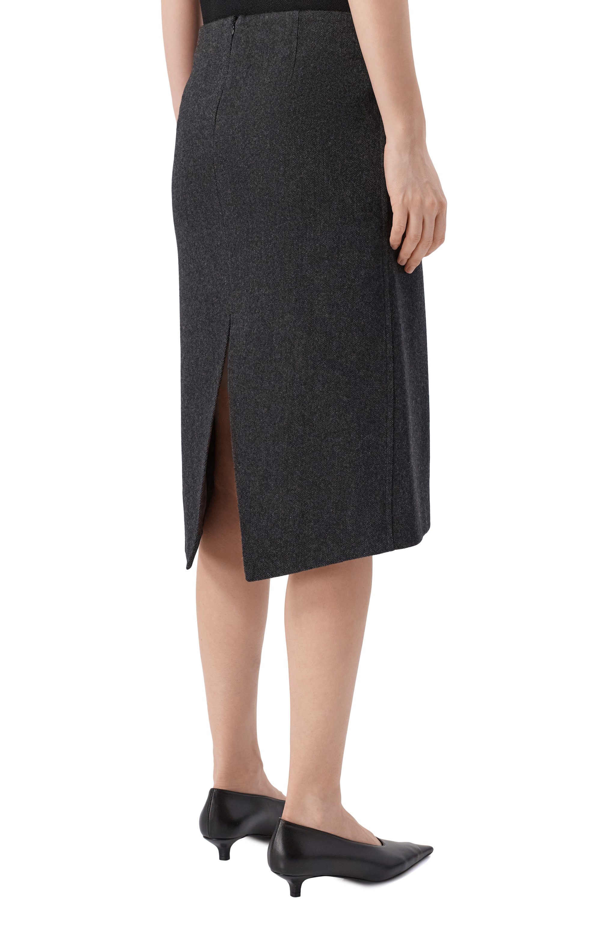 Шерстяная юбка TOTEME, арт. 261-WRB0379-FB0562, фото 4