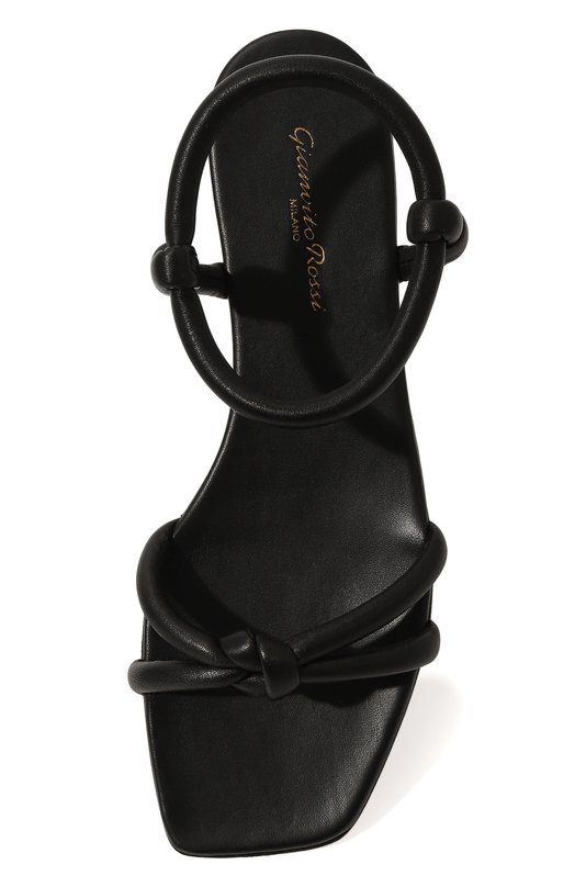 Кожаные сандалии Juno Gianvito Rossi G32324.05CU0.NAPNER0 Чёрный  G32324.05CU0.NAPNER0 Фото 6