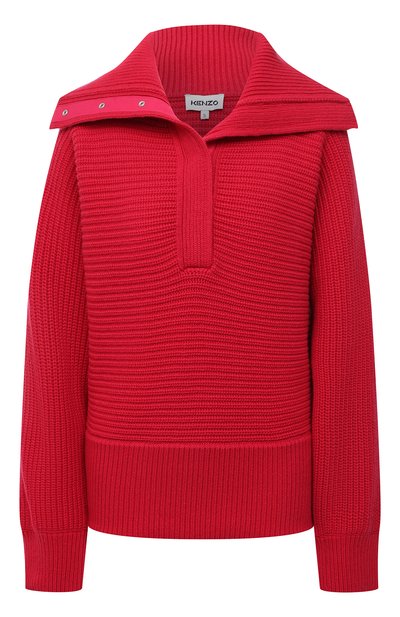 Шерстяной свитер KENZO, арт. FB62WPU483RD, фото 1
