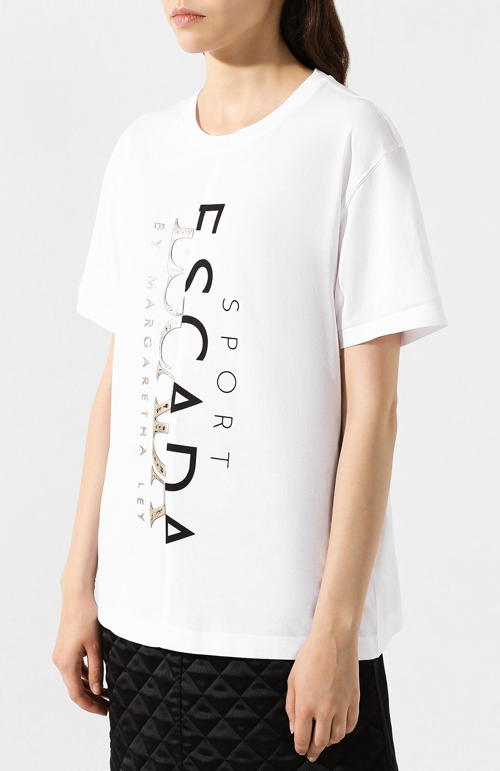 Хлопковая футболка ESCADA SPORT, арт. 5029901, фото 3