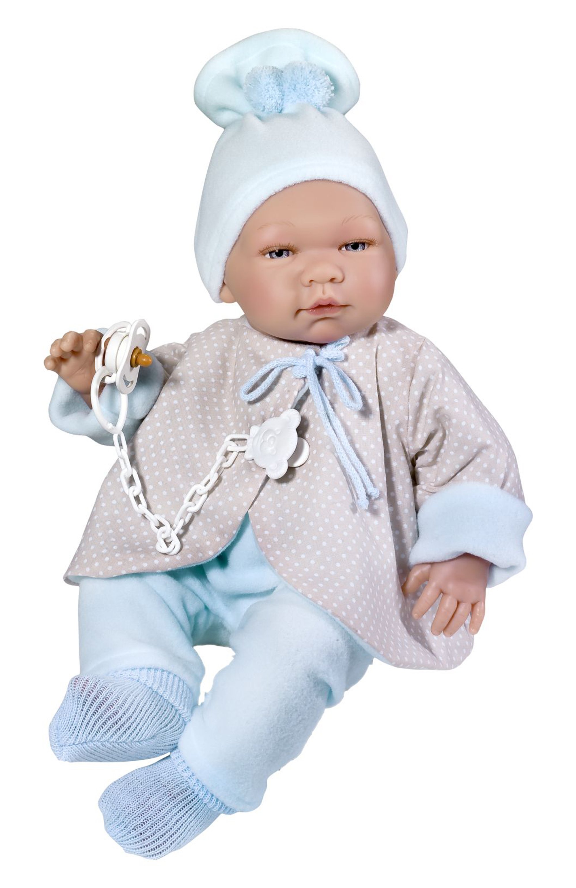 Кукла пабло ASI голубого цвета по цене 18900 руб., арт. 364051, фото 1 Кукла пабло ASI, арт. 364051, фото 1