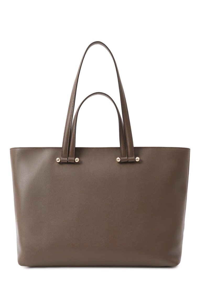 Женская сумка-тоут furla duetto large FURLA хаки цвета, арт. WB01453/BX3169 | Фото 6 (Материал сплава: Проставлено; Размер: large; Драгоценные камни: Проставлено; Материал: Натуральная кожа)