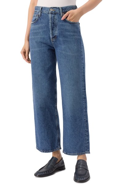 Джинсы ren AGOLDE темно-синего цвета по цене 52400 руб., арт. A91911604, фото 3 Джинсы ren AGOLDE, арт. A91911604, фото 3