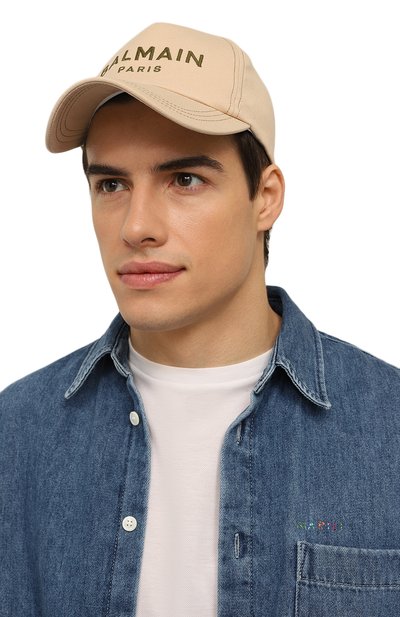 Хлопковая бейсболка BALMAIN, арт. AH1XA015/CB24, фото 2