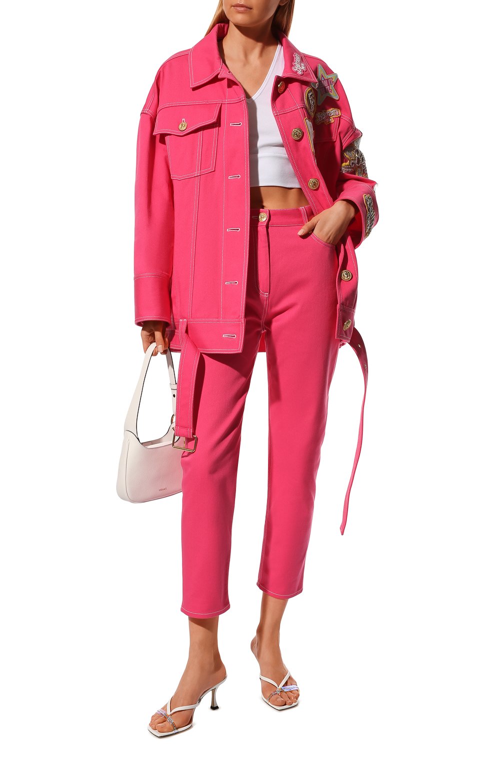 Джинсы balmain x barbie BALMAIN, арт. XF2MK000/DB44, фото 2