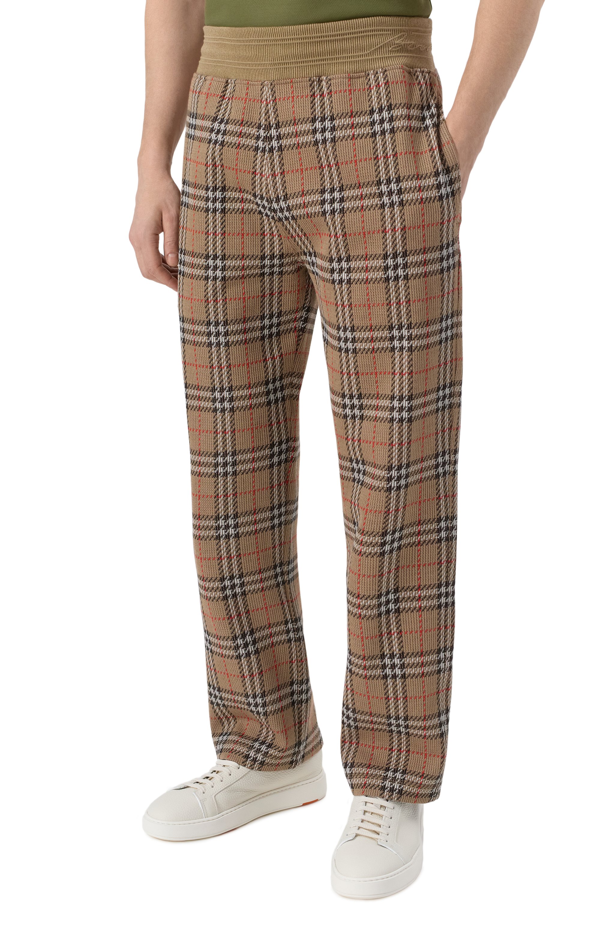 Хлопковые брюки BURBERRY бежевого цвета по цене 116500 руб., арт. 8102887, фото 3 Хлопковые брюки BURBERRY, арт. 8102887, фото 3