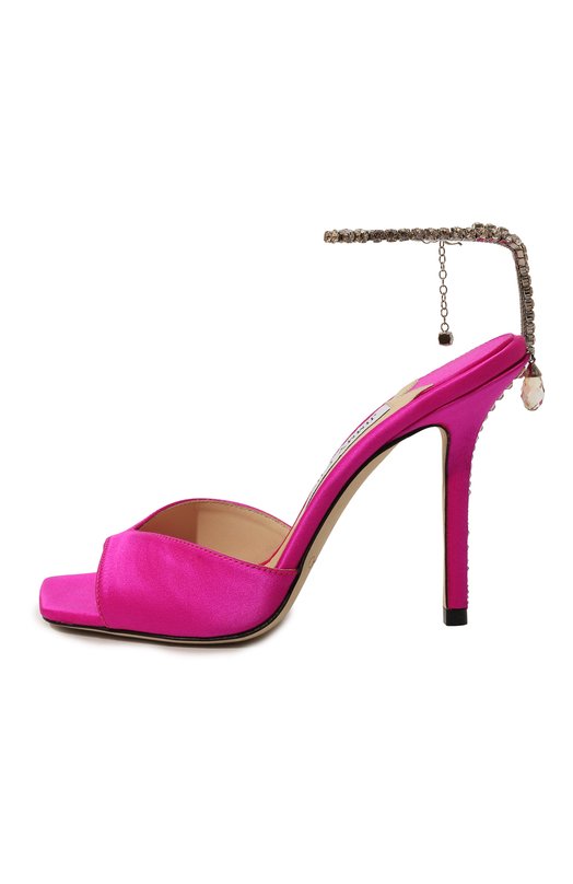 фото Текстильные босоножки saeda 100 jimmy choo