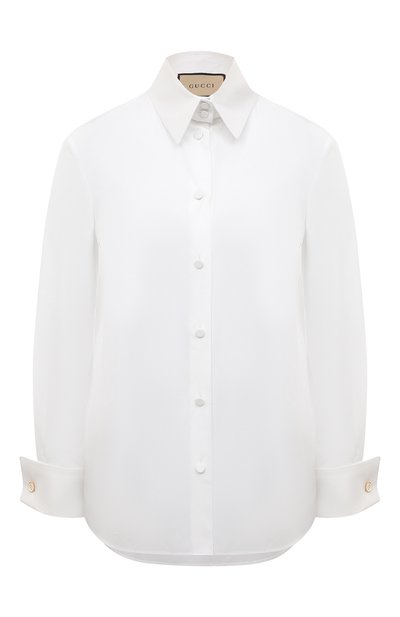 Женская хлопковая рубашка GUCCI, арт. 680162 Z3854
